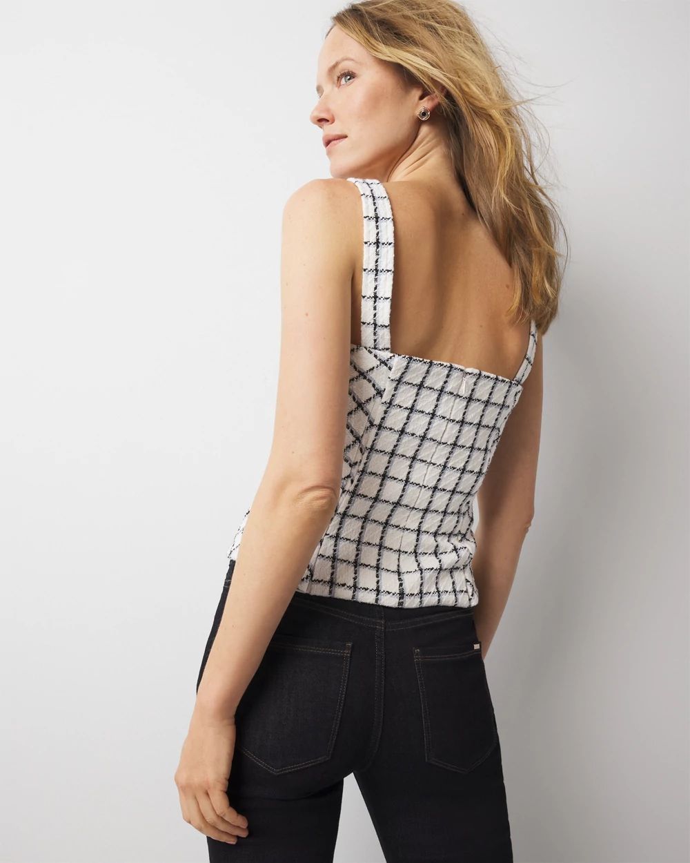 トップス MARNI archive plaid bustier Plaid Bustier | White House Black Market